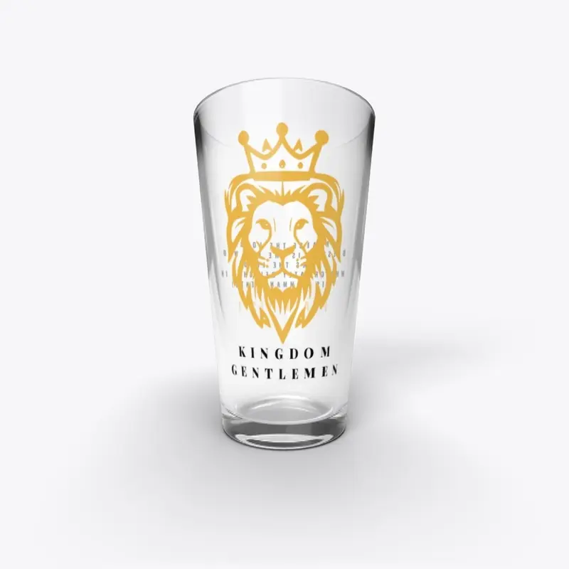 Kingdom Gentlemen Pint Glass