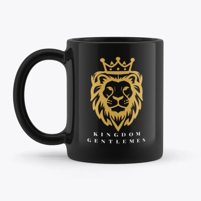 Kingdom Gentlemen Black Ceramic Mug